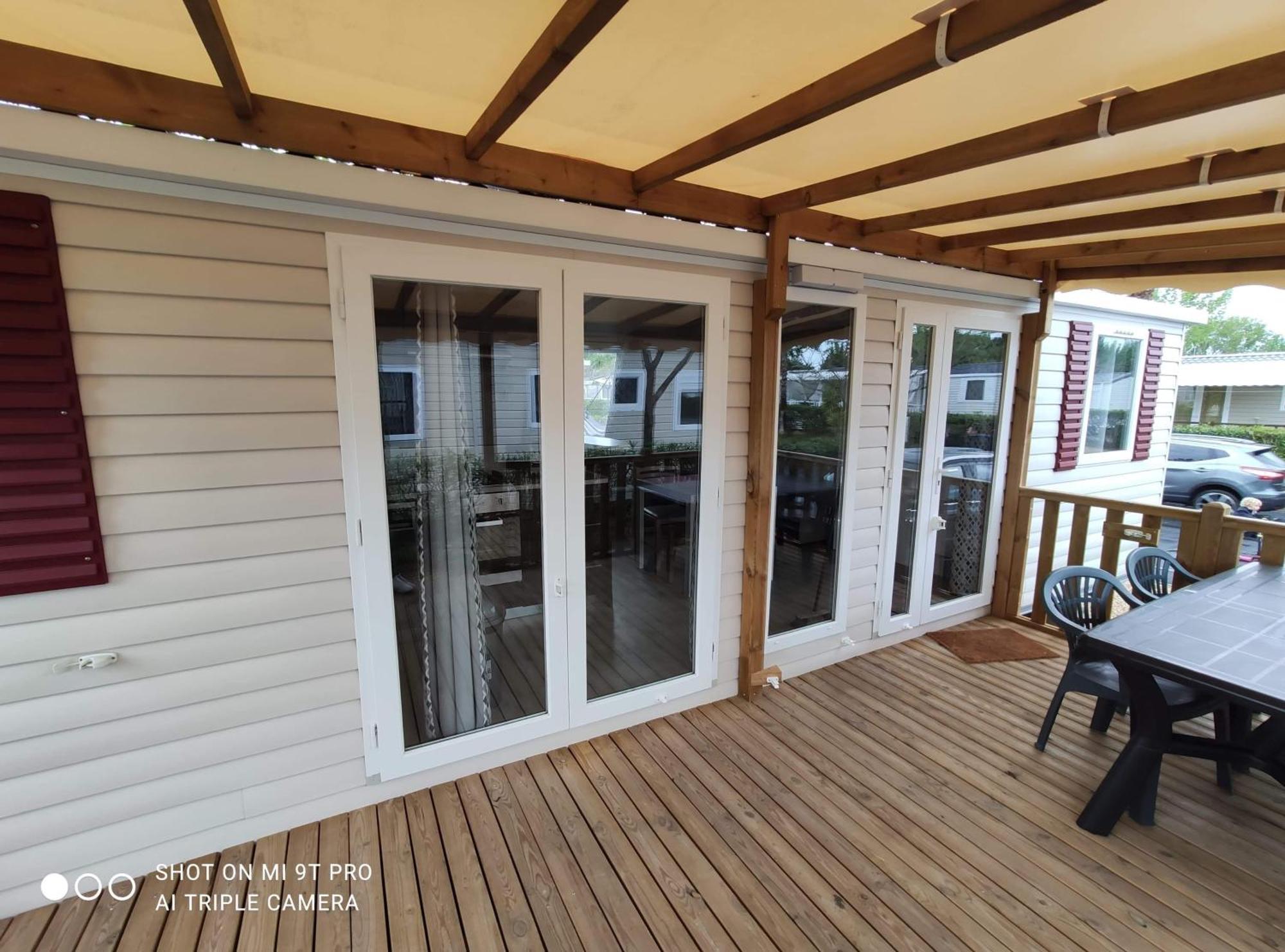 Mobilehome 8 Personnes Avec Clim Situe Aux Sables Du Midi Valras-Plage Exteriör bild
